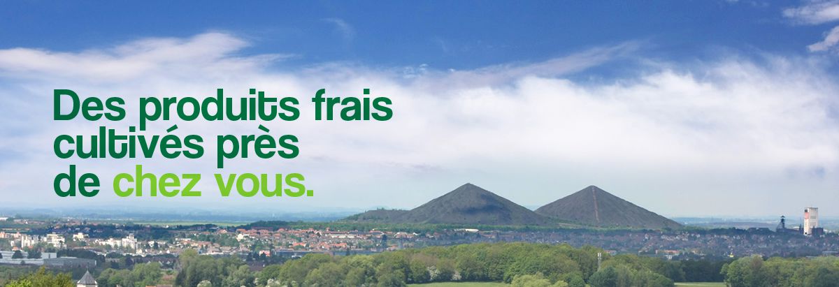 Des produits frais cultivés près de chez vous.